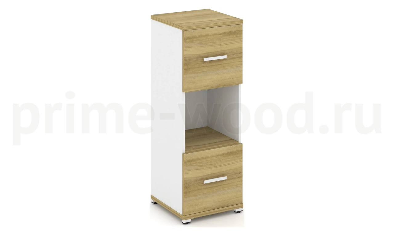 Шкаф одна узкая секция, 3 ниши CN.STU-315 B/W - фото 2